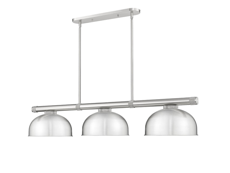 Vanguard 3 Light Billiard in Brushed Nickel