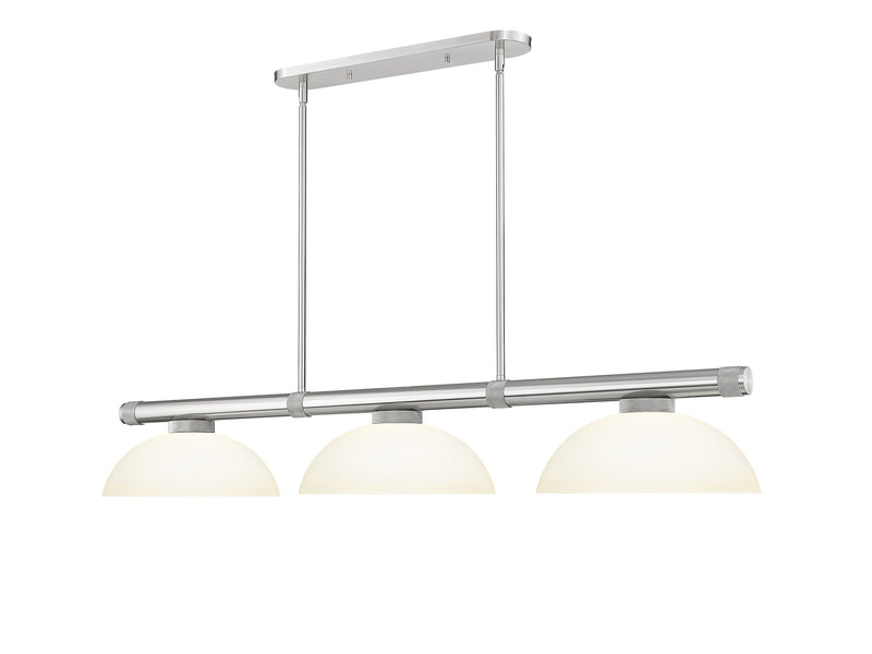 Vanguard 3 Light Billiard in Brushed Nickel