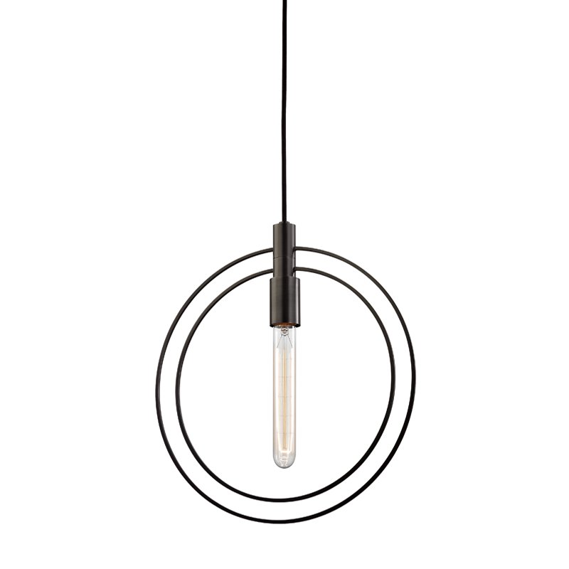 Masonville Large Pendant in Old Bronze
