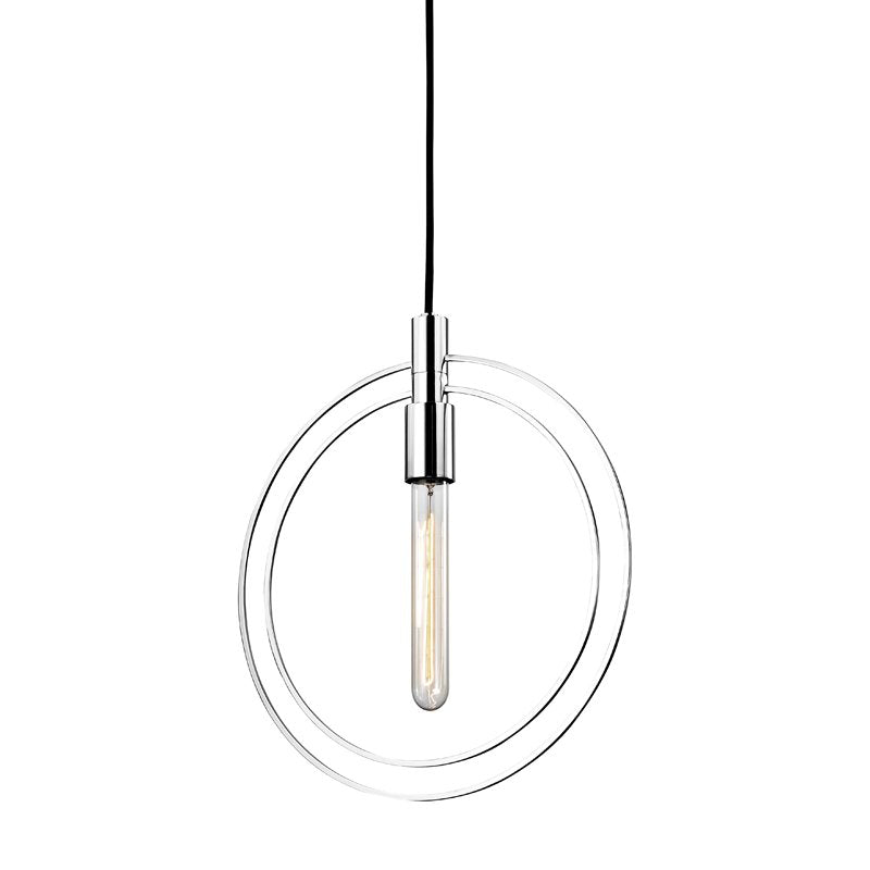Masonville Large Pendant in Polished Nickel