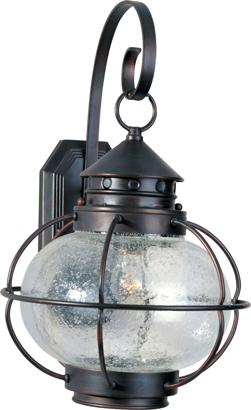 Portsmouth 19" 1 Light Outdoor Wall Lantern in Oil Rubbed Bronze