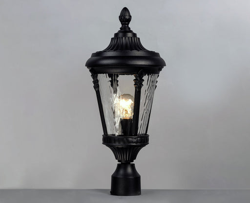 Sentry 1 Light Outdoor Post Lantern in Black