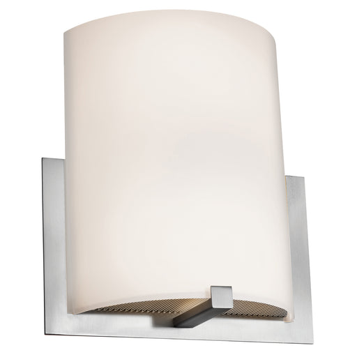 Cobalt Wall Sconce in Brushed Steel Finish