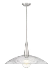 Lunelle 24" Pendant in Brushed Nickel