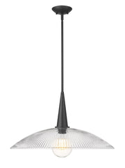 Lunelle 24" Pendant in Matte Black