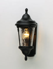 Sentry 16" 1 Light Outdoor Wall Sconce in Black
