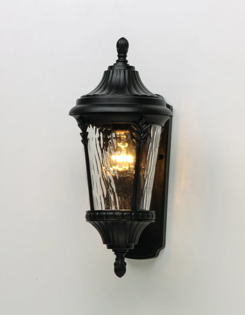 Sentry 16" 1 Light Outdoor Wall Sconce in Black