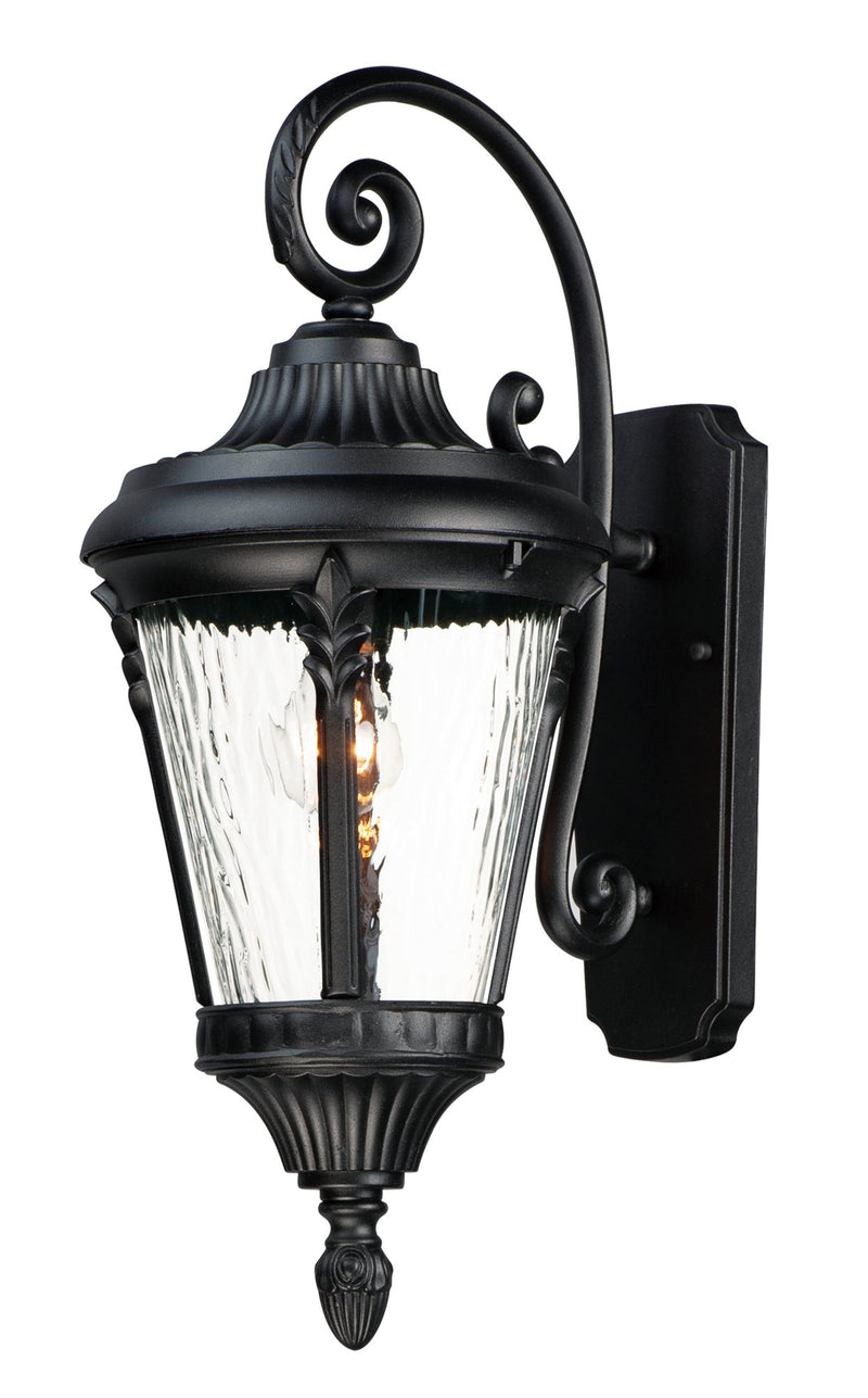 Sentry 22" 1 Light Outdoor Wall Sconce in Black