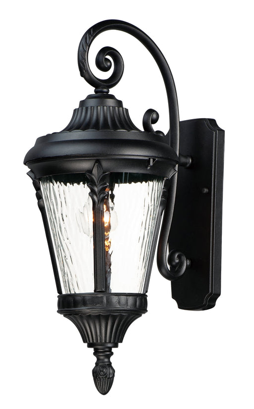 Sentry 22" 1 Light Outdoor Wall Sconce in Black