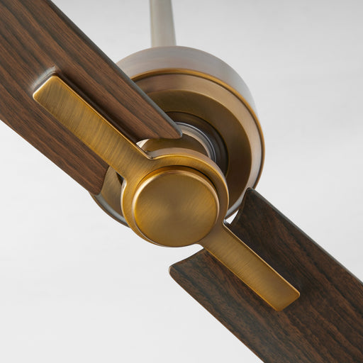 Twain 56" 2-Blade Ceiling Fan in Brushed Brass