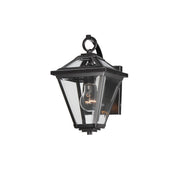 Prism 12" Outdoor Wall Sconce in Black