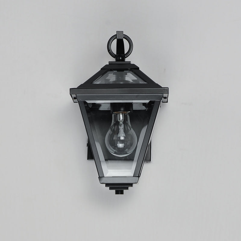 Prism 12" Outdoor Wall Sconce in Black