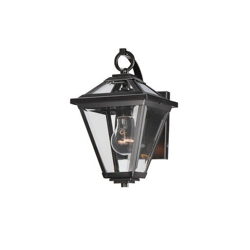 Prism 12" Outdoor Wall Sconce in Black