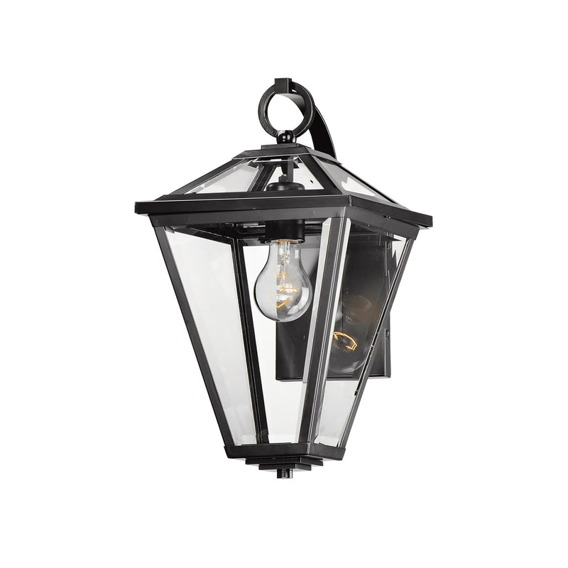 Prism 16" Outdoor Wall Sconce in Black