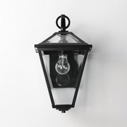 Prism 16" Outdoor Wall Sconce in Black