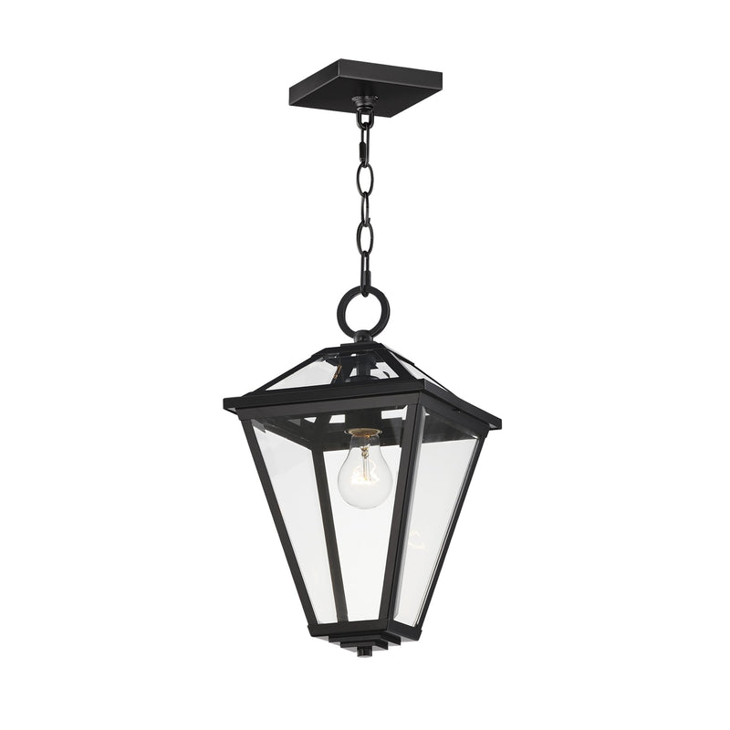 Prism 16" Outdoor Pendant in Black