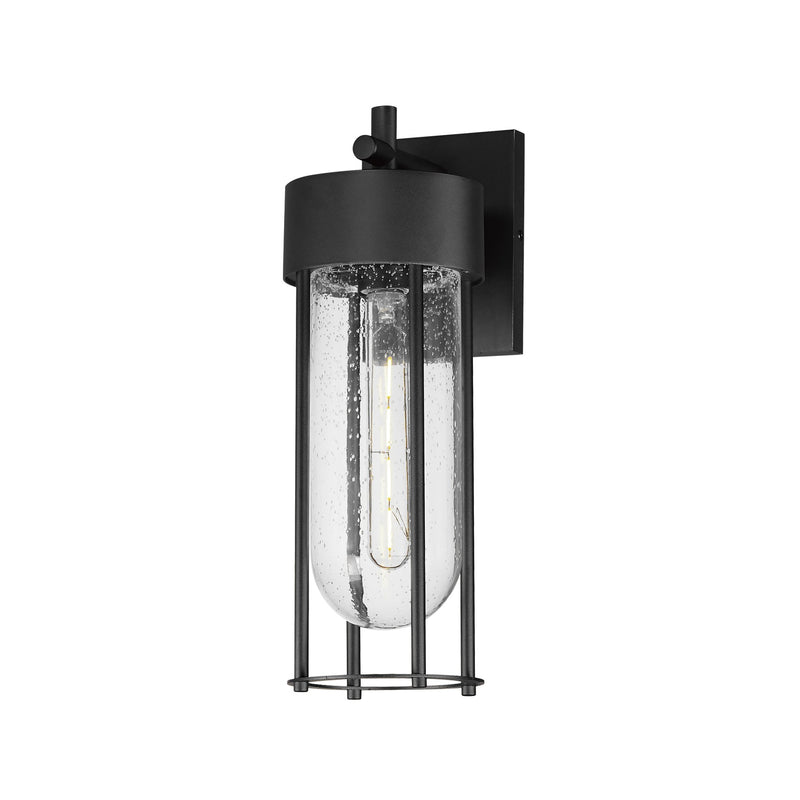 Millennial 1 Light Outdoor Wall Sconce in Black
