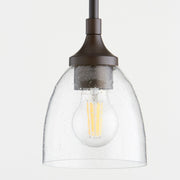 Enclave Mini Pendant in Satin Nickel