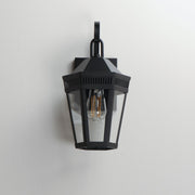 Oxford 1 Light Outdoor Wall Sconce in Black
