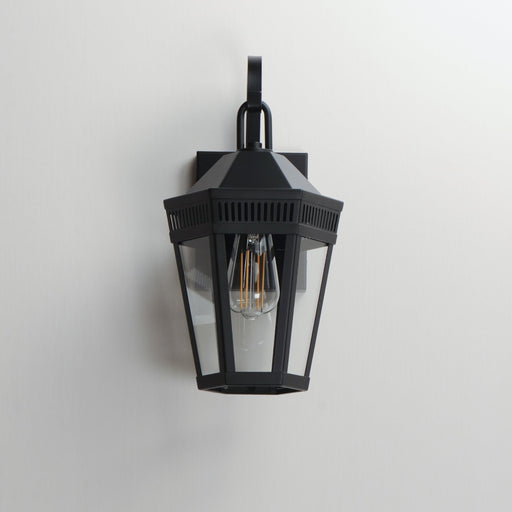 Oxford 1 Light Outdoor Wall Sconce in Black