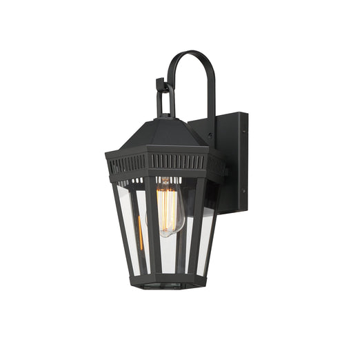 Oxford 1 Light Outdoor Wall Sconce in Black