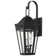 Oxford 23" 2 Light Outdoor Wall Sconce in Black