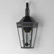 Oxford 23" 2 Light Outdoor Wall Sconce in Black