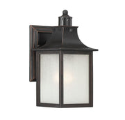 Monte Grande Small Outdoor Wall Lantern in Slate
