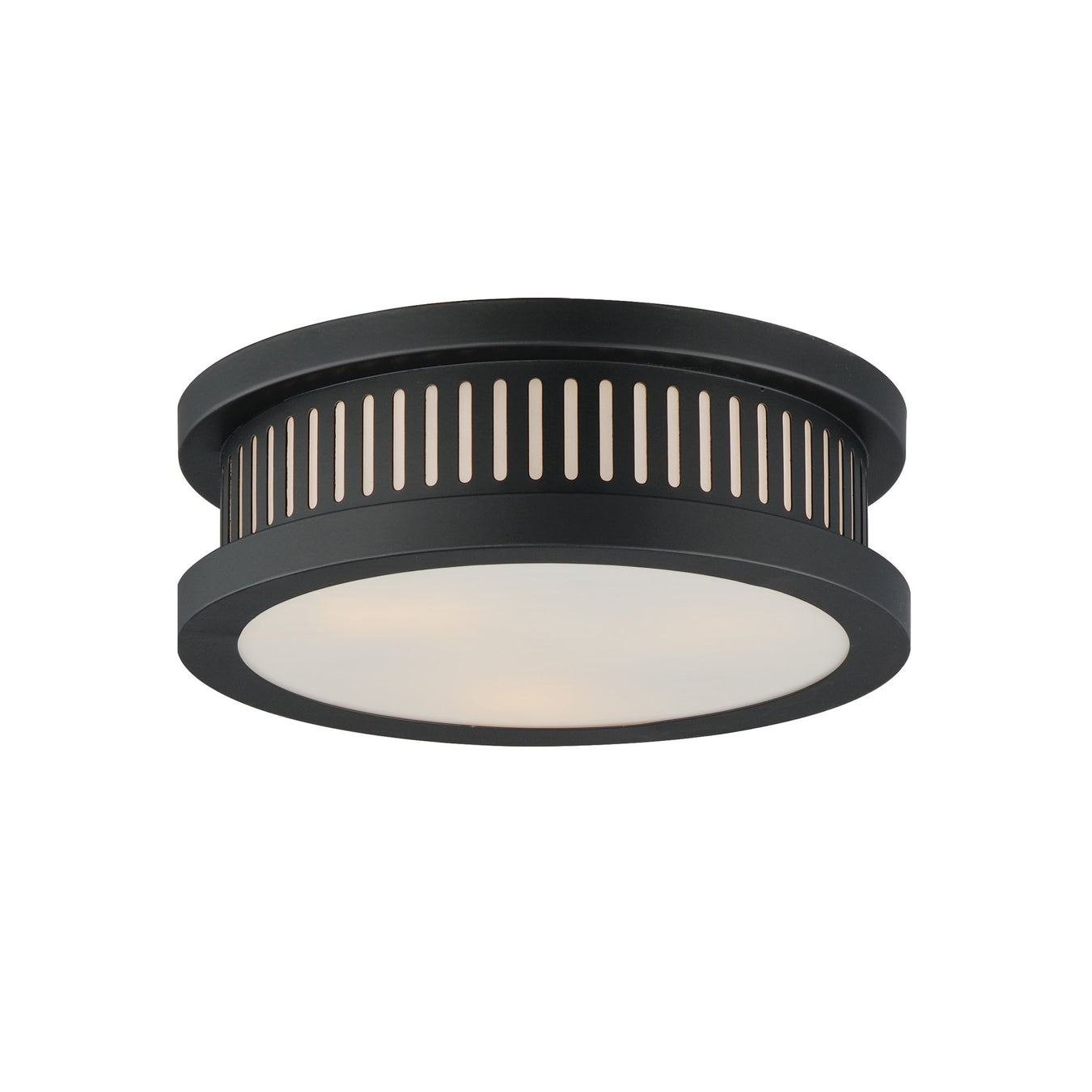 Oxford 3 Light Outdoor Flush Mount in Black