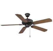 Traditional 52" Wet-Rated Outdoor Ceiling Fan in Oil Rubbed Bronze