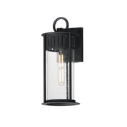 Windsor 1 Light Outdoor Wall Sconce in Black Patina