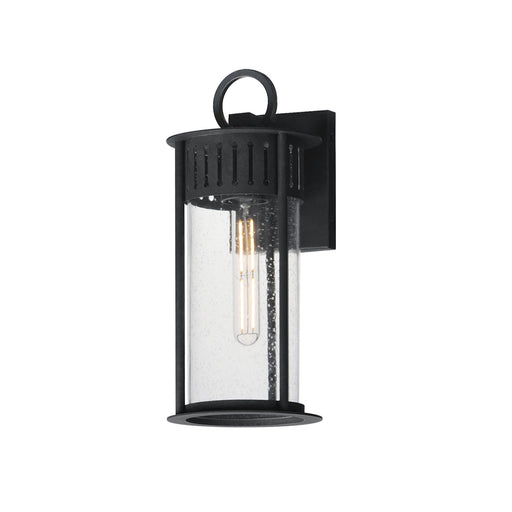 Windsor 1 Light Outdoor Wall Sconce in Black Patina