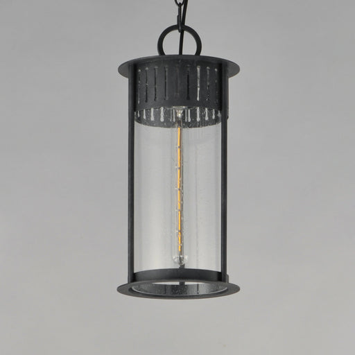 Windsor 1 Light Outdoor Pendant in Black Patina
