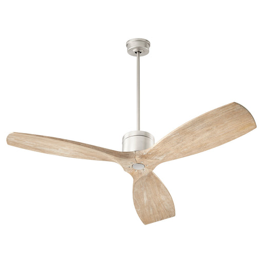 Lurus 64" 3-Blade Ceiling Fan in Satin Nickel
