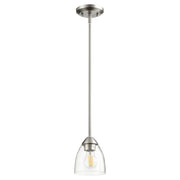 Barkley Mini Pendant in Satin Nickel