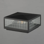 Magnus 2 Light Outdoor Deck Lantern in Black
