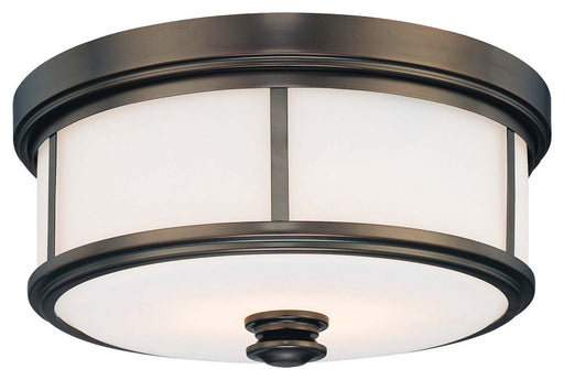 Harbour Point 2-Light Flush Mount in Harbour Point Bronze