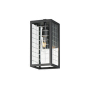 Magnus 1 Light Outdoor Wall Sconce in Black