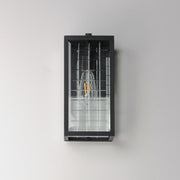 Magnus 1 Light Outdoor Wall Sconce in Black