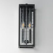 Magnus 2 Light Outdoor Wall Sconce in Black