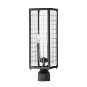 Magnus 2 Light Outdoor Post Lantern in Black