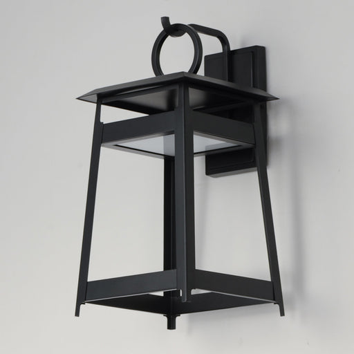 Pagoda Large LED Outdoor Wall Sconce in Black