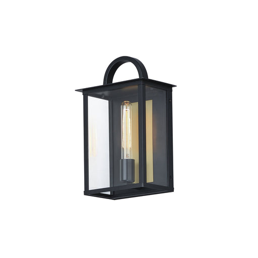 Manchester 1 Light Outdoor Wall Sconce in Black
