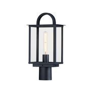 Manchester 1 Light Outdoor Post Light in Black