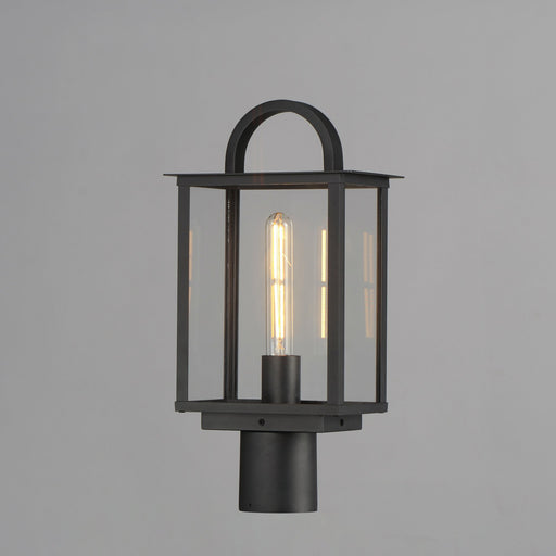 Manchester 1 Light Outdoor Post Light in Black