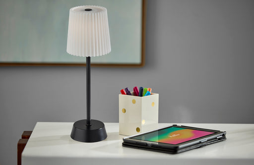Bobby LED Cordless Table Lamp in Black