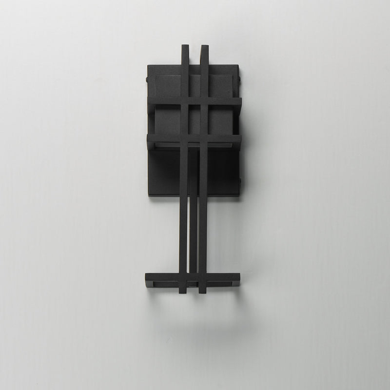 Prairie 13" LED Outdoor Wall Sconce in Black
