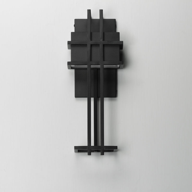 Prairie 17" LED Outdoor Wall Sconce in Black