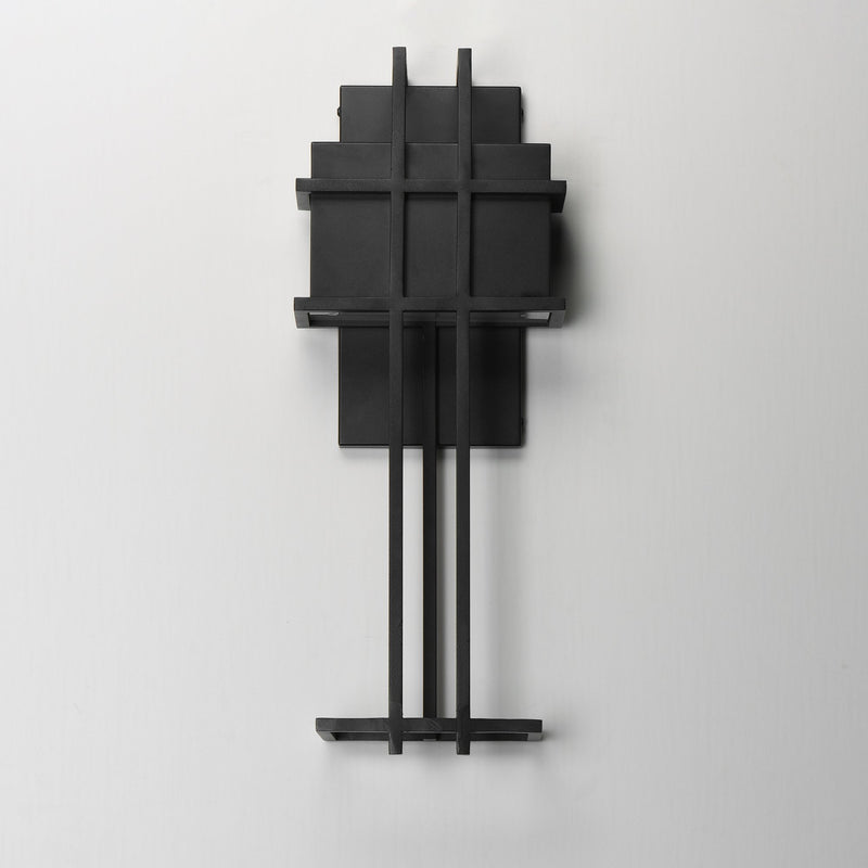 Prairie 21" LED Outdoor Wall Sconce in Black