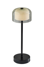 Benji LED Cordless Table Lamp in Black